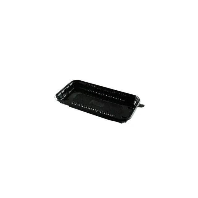 ▷ Base Rectangular Actipack 3210DX30 rPET Negra 340x125x15mm | EnvasesAlimentarios.es