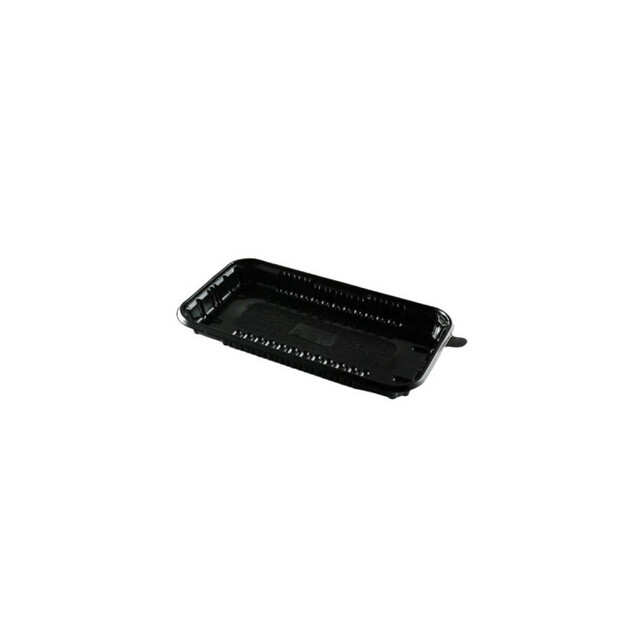 ▷ Base Rectangular Actipack 1110DXN31 rPET Negra 142x133x20mm | EnvasesAlimentarios.es