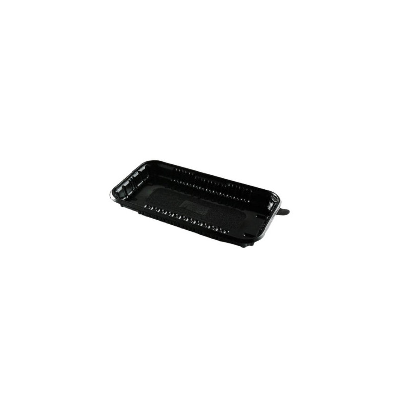 ▷ Base Rectangular Actipack 1110DXN30 rPET Negra 142x133x20mm | EnvasesAlimentarios.es