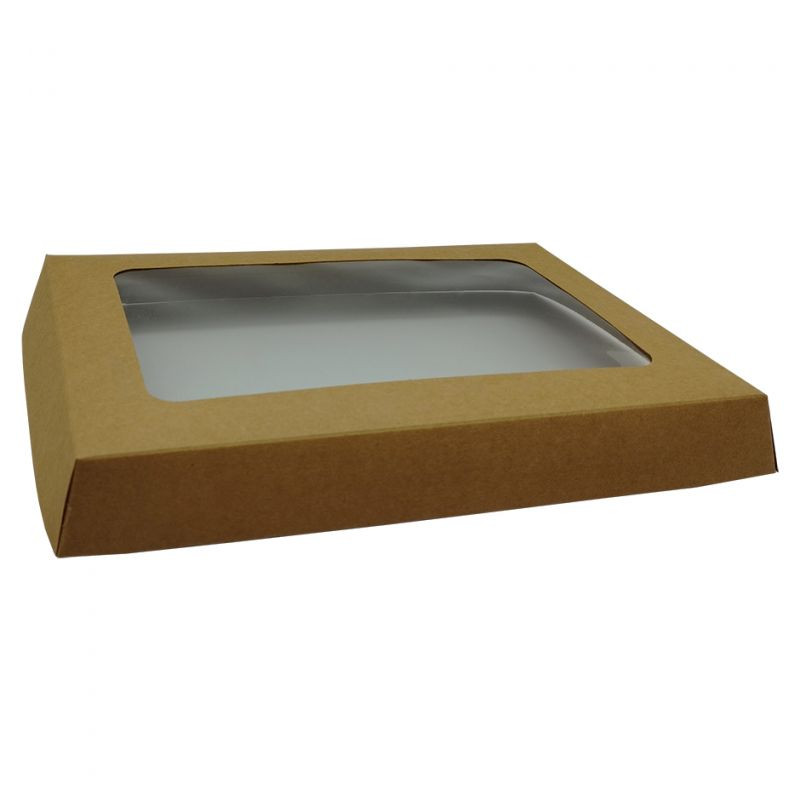 ▷ Tapa Kraft Ventana 150x100mm | EnvasesAlimentarios.es