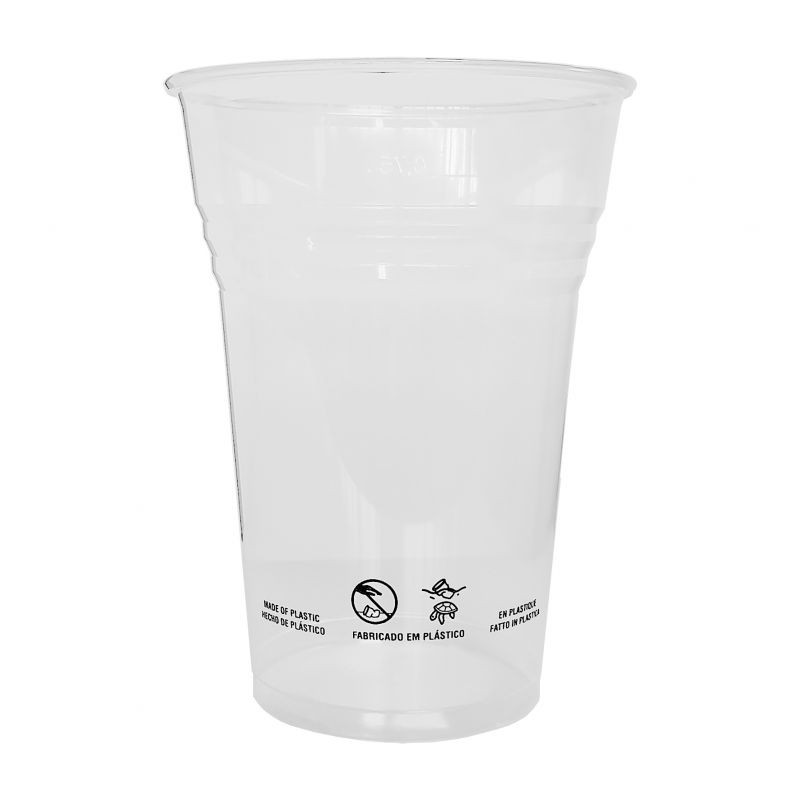Vaso PP Transparente Reutilizable 1000ml