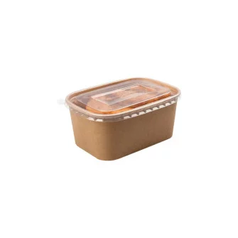 ▷ Envase Bambú Kraft PE 1000ml | EnvasesAlimentarios.es