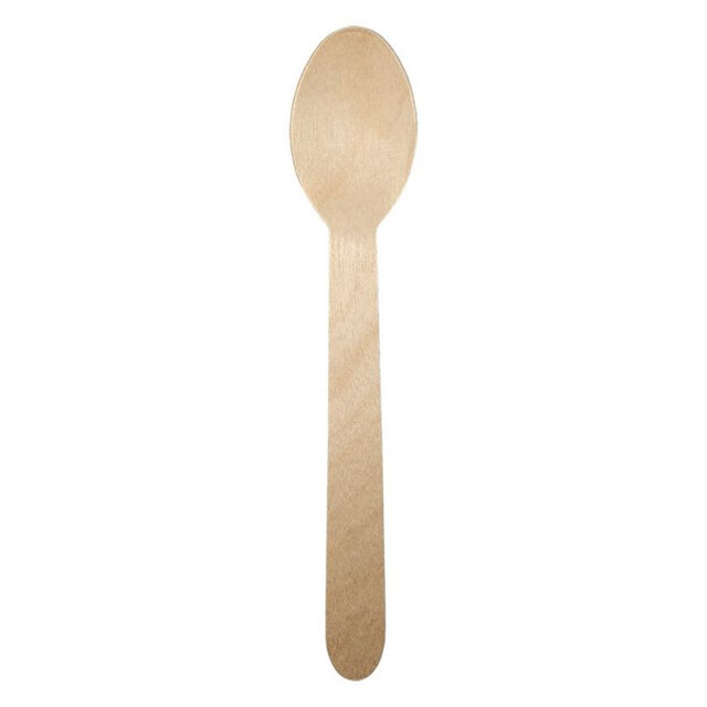 ▷ Cuchara de Madera Encerada 160mm | EnvasesAlimentarios.es