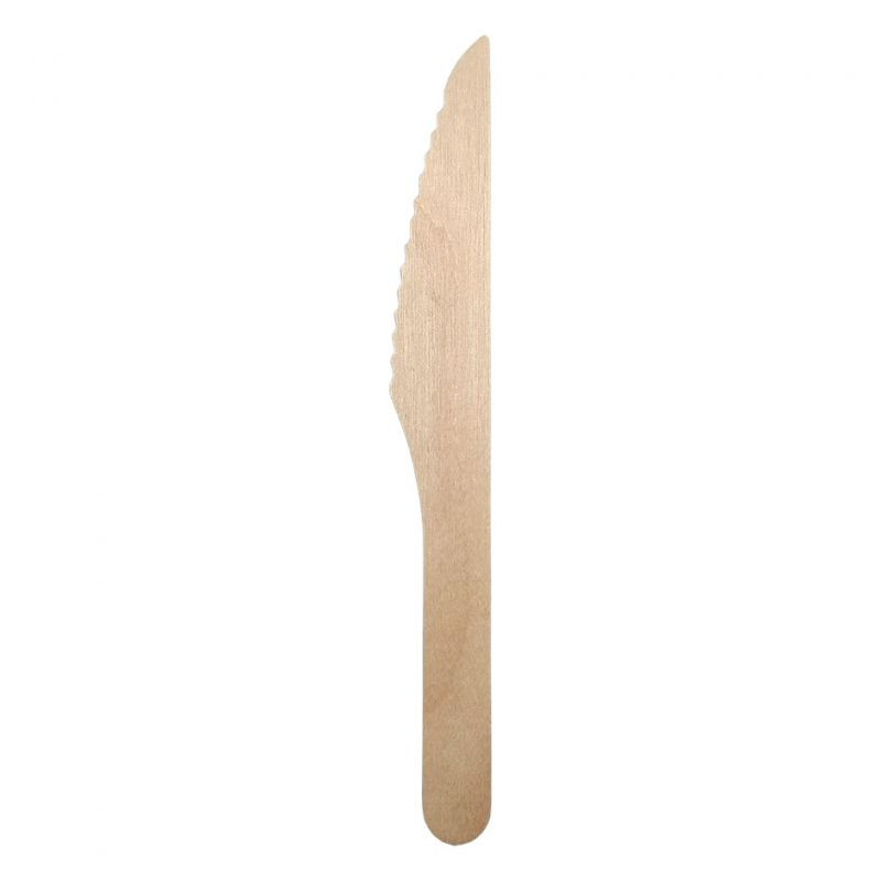 ▷ Cuchillo de Madera Encerada 165mm | EnvasesAlimentarios.es