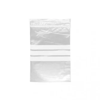 ▷ Bolsa Autocierre MiniGrip LDPE Con Banda de Escritura 80x120mm | EnvasesAlimentarios.es