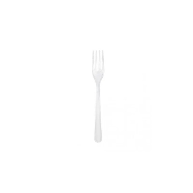 ▷ Tenedor Reutilizable PS Trasparente Lux 180mm | EnvasesAlimentarios.es