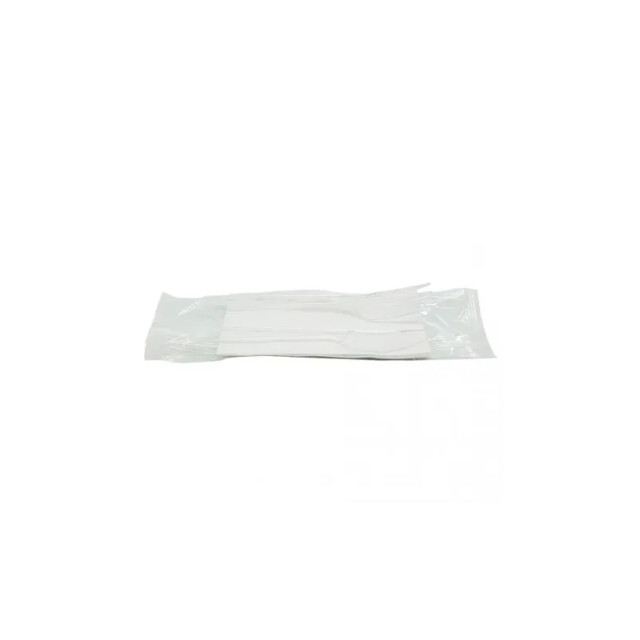 ▷ Set Tenedor Cuchillo y Servilleta Reutilizable PS Trasparente LUX | EnvasesAlimentarios.es