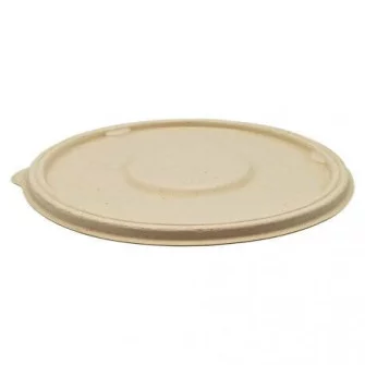 ▷ Tapa Bol Bagazo Circular 178mm | EnvasesAlimentarios.es