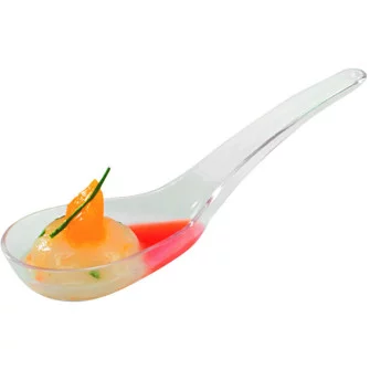 ▷ Cuchara Trasparente Degustación 120mm | EnvasesAlimentarios.es