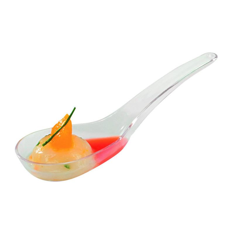 ▷ Cuchara Trasparente Degustación 120mm | EnvasesAlimentarios.es