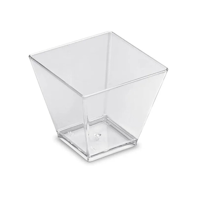 ▷ Vasito Degustación Trasparente 51x51x46mm 60ml | EnvasesAlimentarios.es