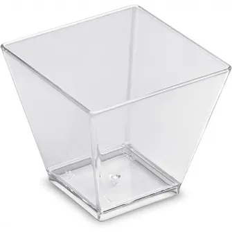 ▷ Vasito Degustación Trasparente 51x51x46mm 60ml | EnvasesAlimentarios.es
