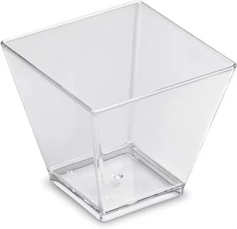 ▷ Vasito Degustación Trasparente 51x51x46mm 60ml | EnvasesAlimentarios.es