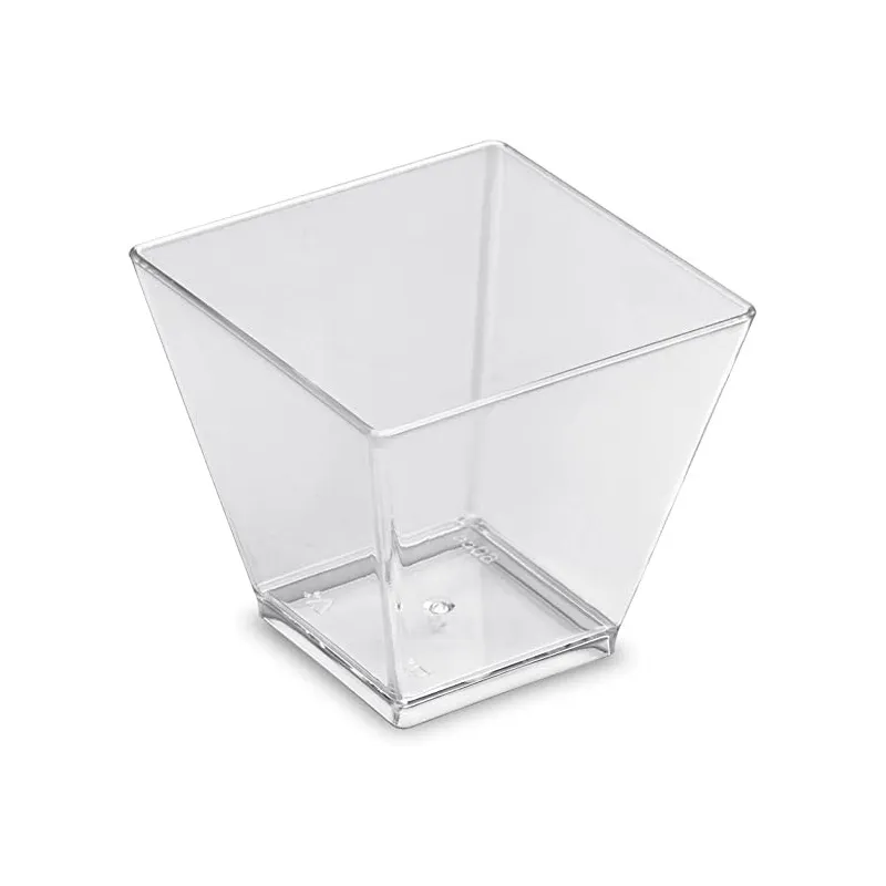 ▷ Vasito Degustación Trasparente 51x51x46mm 60ml | EnvasesAlimentarios.es