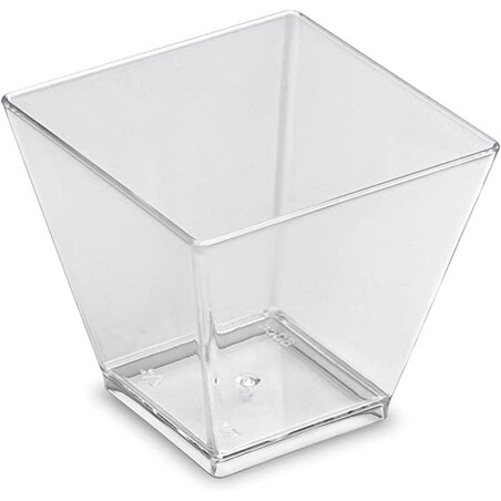 ▷ Vasito Degustación Trasparente 51x51x46mm 60ml | EnvasesAlimentarios.es