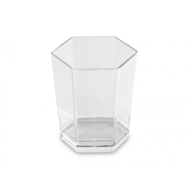 ▷ Mini-Vasito Octogonal Trasparente 50x50x45mm 60ml | EnvasesAlimentarios.es