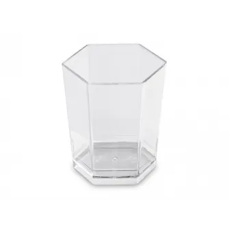 ▷ Mini-Vasito Octogonal Trasparente 50x50x45mm 60ml | EnvasesAlimentarios.es
