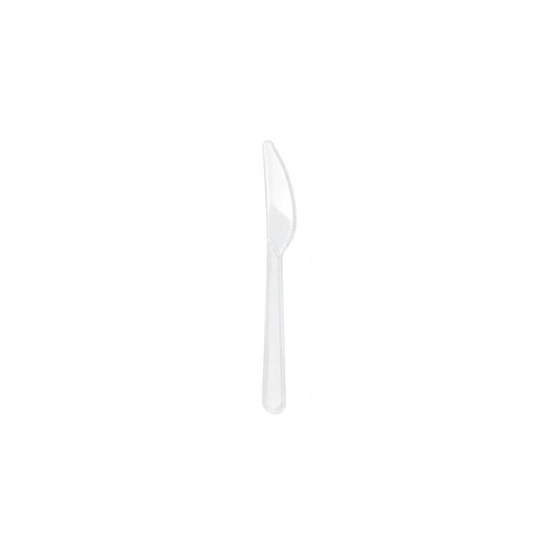 Cuchillo Lux PS Transparente Reutilizable 180mm