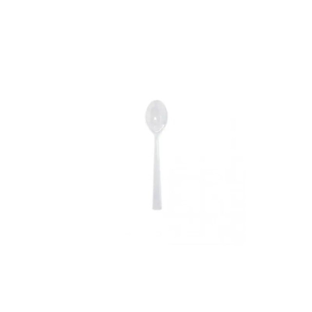 ▷  Cuchara Premium Postre PS Transparente Reutilizable 145mm | EnvasesAlimentarios.es