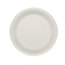 ▷ Plato Caña de azúcar Redondo 260mm | Comprar en Envases Alimentarios