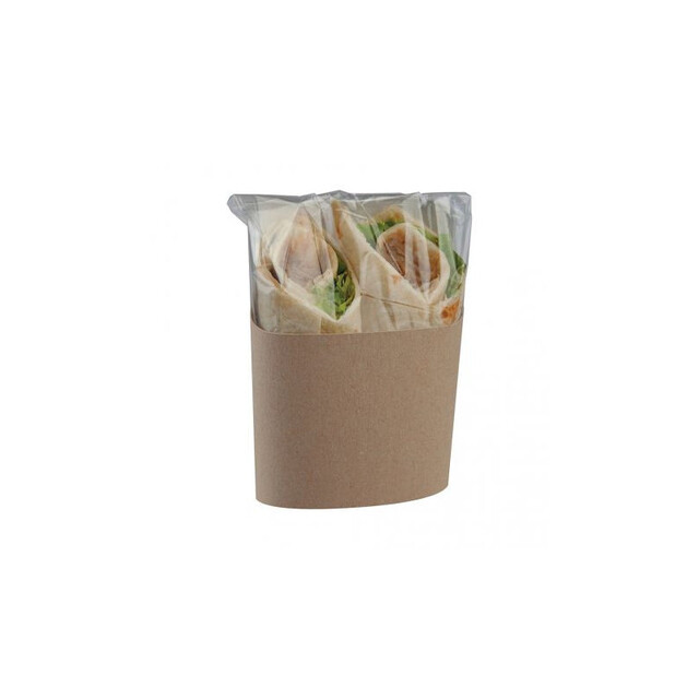 ▷ Envase para Bocadillos y Burritos Kraft 124/210x320mm | EnvasesAlimentarios.es
