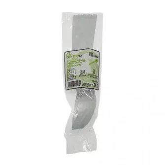 ▷ Cuchara PS Transparente Reutilizable 180mm | EnvasesAlimentarios.es
