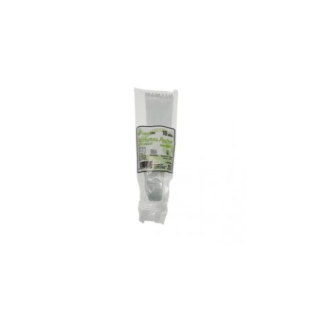 ▷ Cuchara Postre PS Transparente Reutilizable 145mm | EnvasesAlimentarios.es