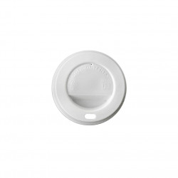 ▷ Tapa para Vasos PS Blanca 70mm | EnvasesAlimentarios.es