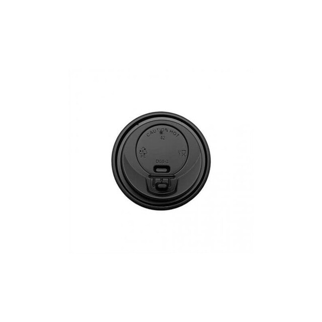 ▷ Tapa PS Para Vasos Negra 70mm | EnvasesAlimentarios.es