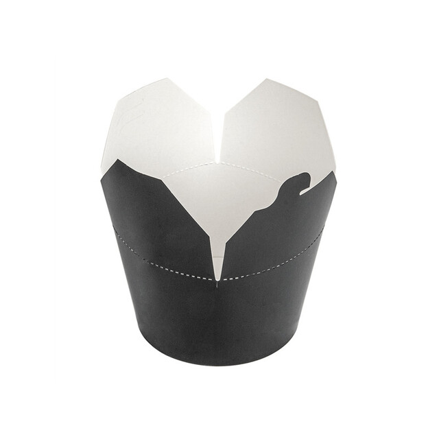 ▷ Envase Cartón Take Away Negro 1000ml | EnvasesAlimentarios.es