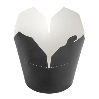 ▷ Envase Cartón Take Away Negro 1000ml | EnvasesAlimentarios.es