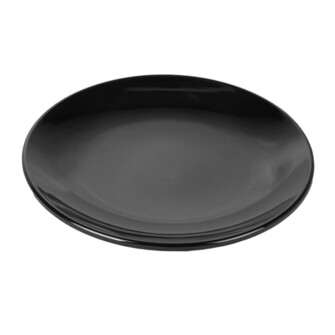 ▷ Platos Melamina Negros Asami Ware Diámetro 230mm | EnvasesAlimentarios.es