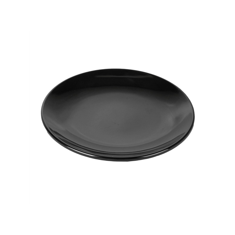 ▷ Platos Melamina Negros Asami Ware Diámetro 230mm | EnvasesAlimentarios.es