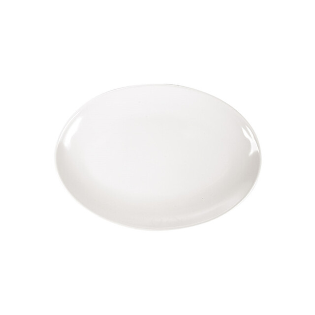 ▷ Platos Ovales Melamina Marfil Asami Ware Diámetro 255x180mm | EnvasesAlimentarios.es
