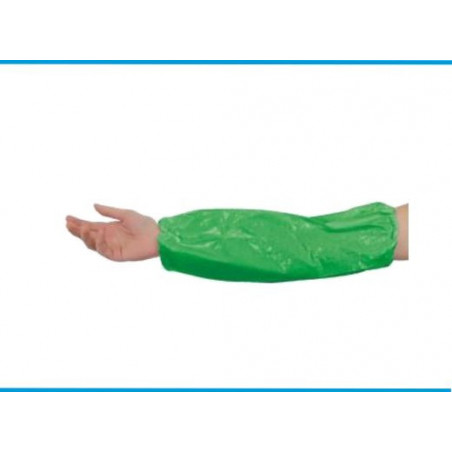 ▷ Manguitos Desechables Impermeables Protectores PE Verde Talla Única | EnvasesAlimentarios.es