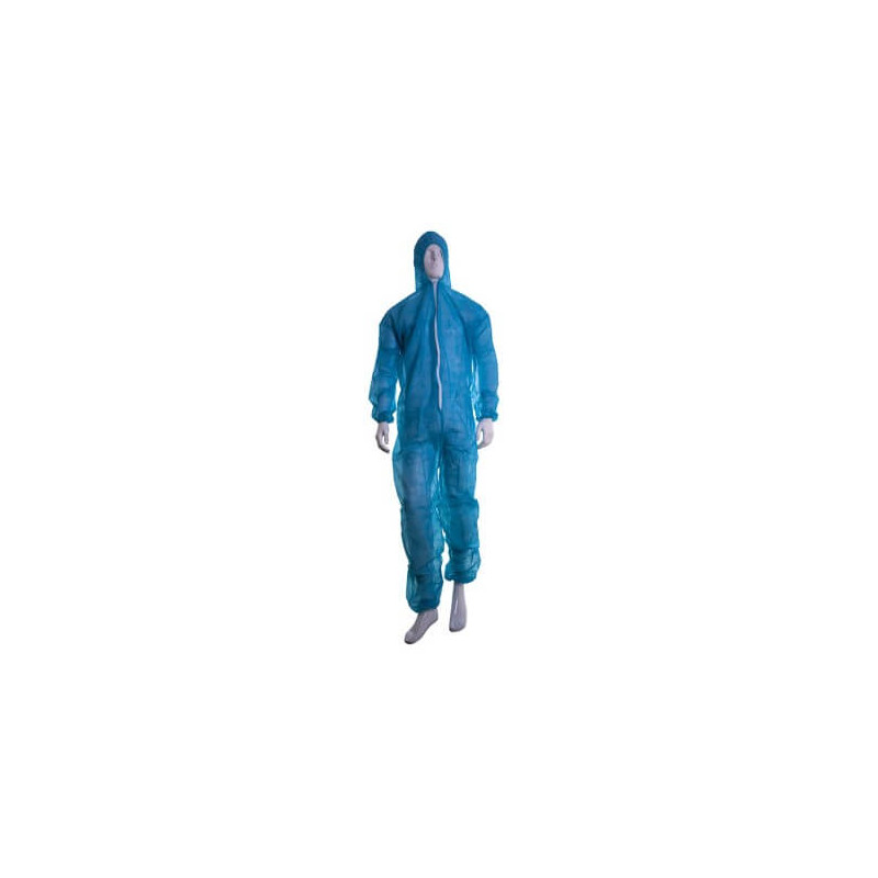 ▷ Mono Azul Desechable con Capucha TST Polipropileno XL | EnvasesAlimentarios.es ▷ Mono Azul Desechable con Capucha TST Polipropileno XL | EnvasesAlimentarios.es