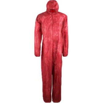 ▷ Mono Rojo Desechable con Capucha TST Polipropileno XL | EnvasesAlimentarios.es
