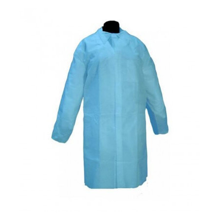 ▷ Bata Polipropileno Desechable Azul Industrial TST Talla XL | EnvasesAlimentarios.es