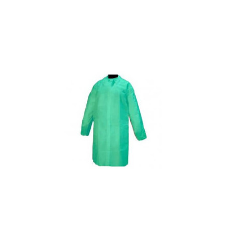 Bata Polipropileno Desechable Verde Industrial TST Talla XL EnvasesAlimentarios.es
