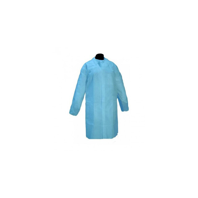 ▷ Bata Polipropileno Desechable Azul Industrial TST Talla XXXL | EnvasesAlimentarios.es