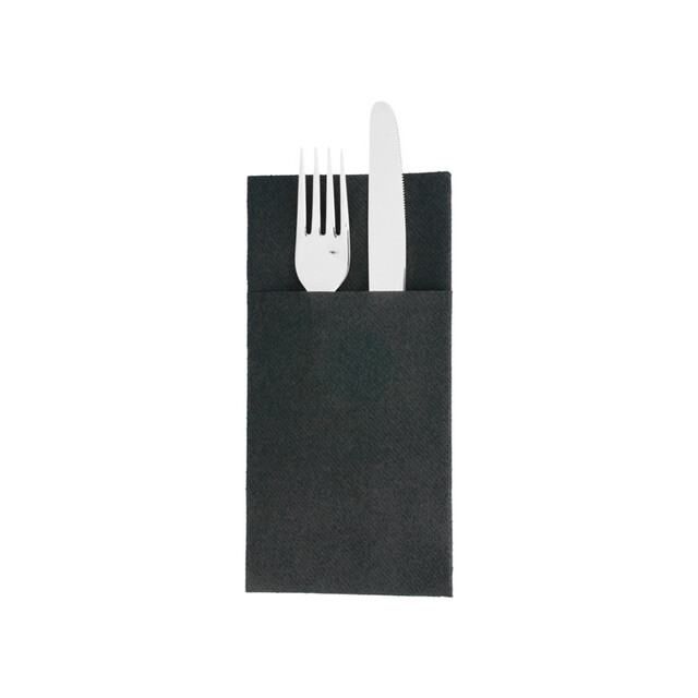 ▷ Servilleta Canguro Negra 40x40cm | EnvasesAlimentarios.es