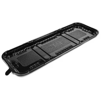 ▷ Bandeja Brazo Gitano Negra rPET 320x95x15mm | EnvasesAlimentarios.es