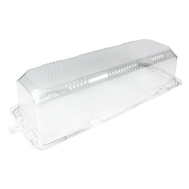▷ Tapa rPET Transparente Brazo Gitano 142x133x65mm | EnvasesAlimentarios.es