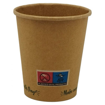 Vaso Cartón Nature Kraft 200ml