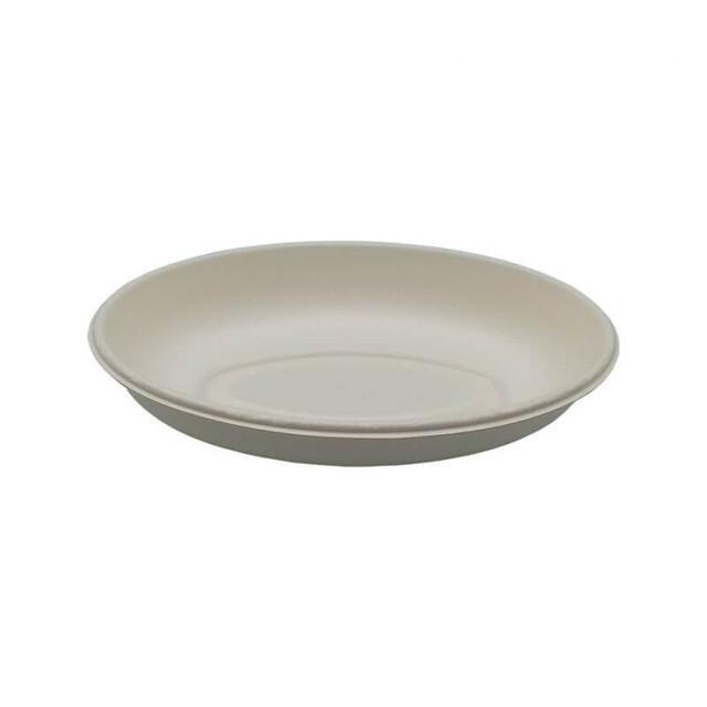 ▷ Plato Caña Azúcar Ovalado Hondo 530ml | EnvasesAlimentarios.es