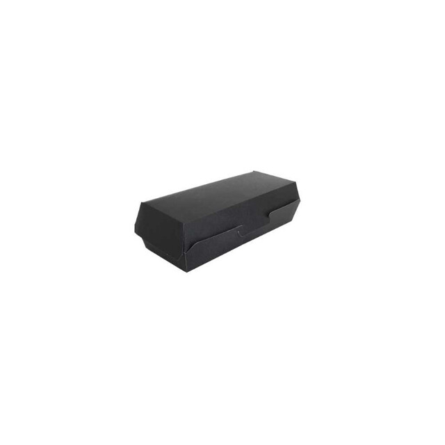 ▷ Caja Cartón Ondulado Negro Nano-Micro para Panini 265x122x70mm | EnvasesAlimentarios.es