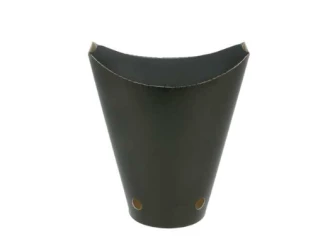 ▷ Envase Fritos Con Cierre Cartón Negro 67x125mm | EnvasesAlimentarios.es