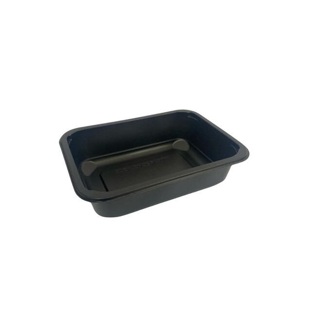 ▷ Bandeja Termosellable Maptipack PP Negra W1/602D 850ml | EnvasesAlimentarios.es