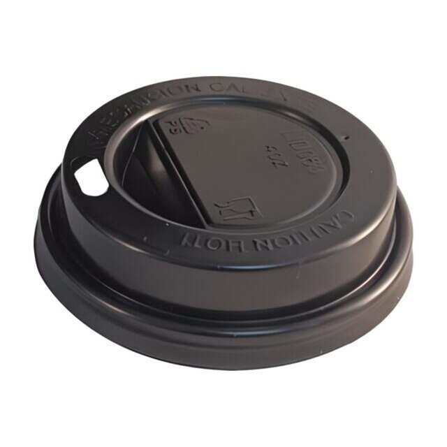 ▷ Tapa PS Para Vasos Negra 60mm | EnvasesAlimentarios.es