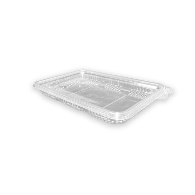 ▷ Envase para Loncheados H27 Tapa Bisagra rPET 165x125x27mm | EnvasesAlimentarios.es